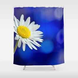 Details about  / Daisy Flower Against Colorful Geometric White Daisy Field Blooms Shower Curtain