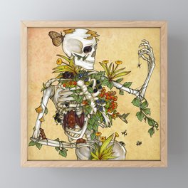 Bones and Botany Framed Mini Art Print