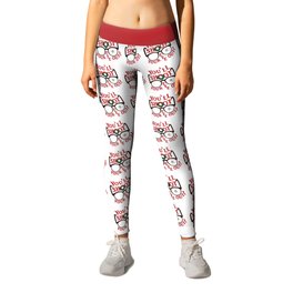 You'll Shoot Your Eye Out! Leggings | Christmas, Ohioartist, Glasses, Popculture, Graphicdesign, Digital, Red, Wreath, Green, Tradition 