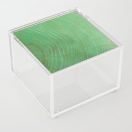 Green wood Acrylic Box