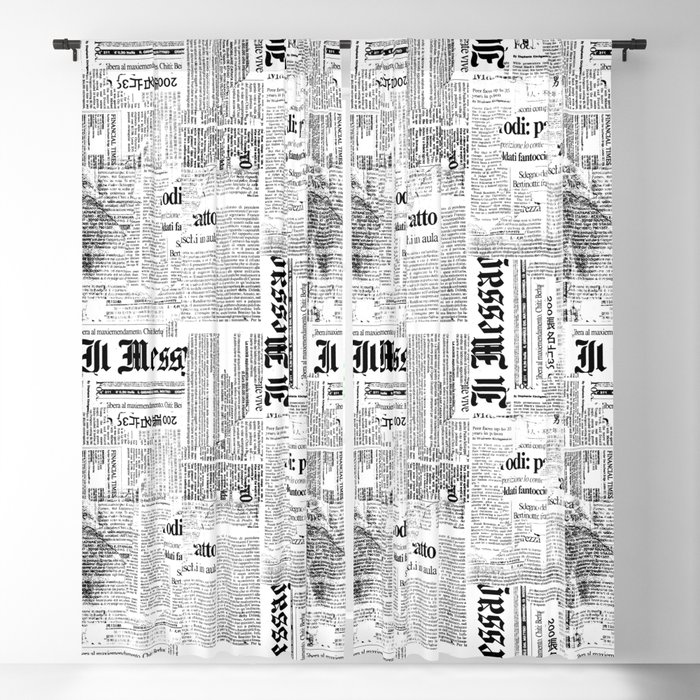 Black And White Collage Of Grunge Newspaper Fragments