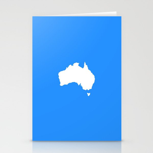 Shape of Australia 1 Stationery Cards