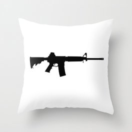 AR-15 Throw Pillow