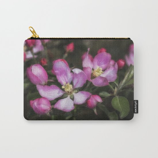 Pink Apple Blossoms Carry-All Pouch