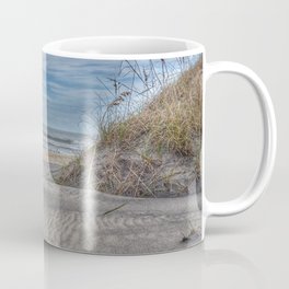 Sand Swirls Coffee Mug | Wind, Nc, Color, Ocean, Obx, Outerbanks, Beach, Hdr, Nature, Digitalmanipulation 