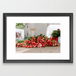 utrecht flower market Framed Art Print