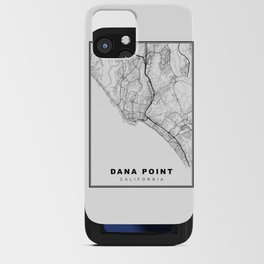 Dana Point Map iPhone Card Case