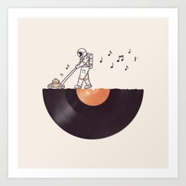 Cosmic Tune Art Print