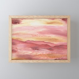 Pink Moment in Ojai II Framed Mini Art Print