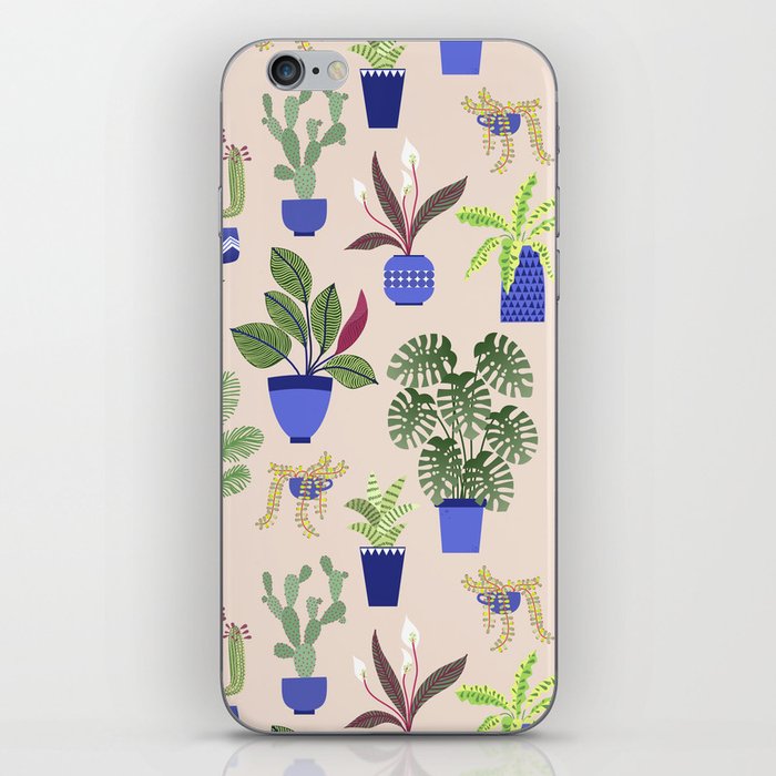 Houseplants Succulents and Cacti iPhone Skin