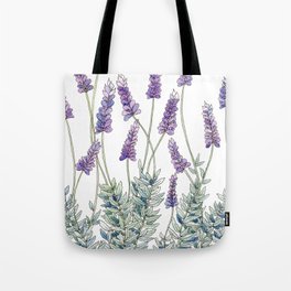 Lavender, Illustration Tote Bag