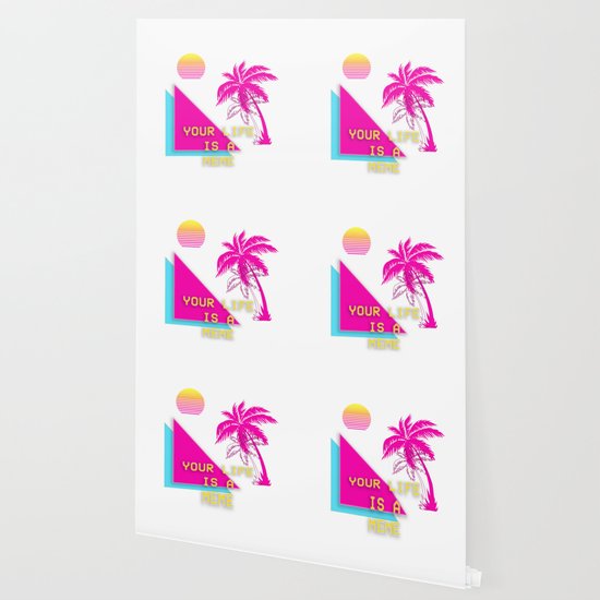 Funny Vaporwave Aesthetic Product Gift Your Life Is A Meme