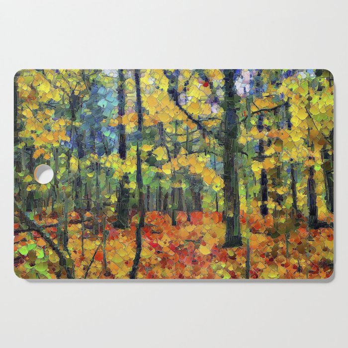 Autumn Woods Cutting Board