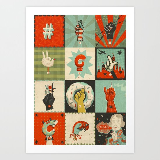 All the SIGNS of a REVOLUTION Art Print