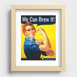 Rosie the Brewer Recessed Framed Print