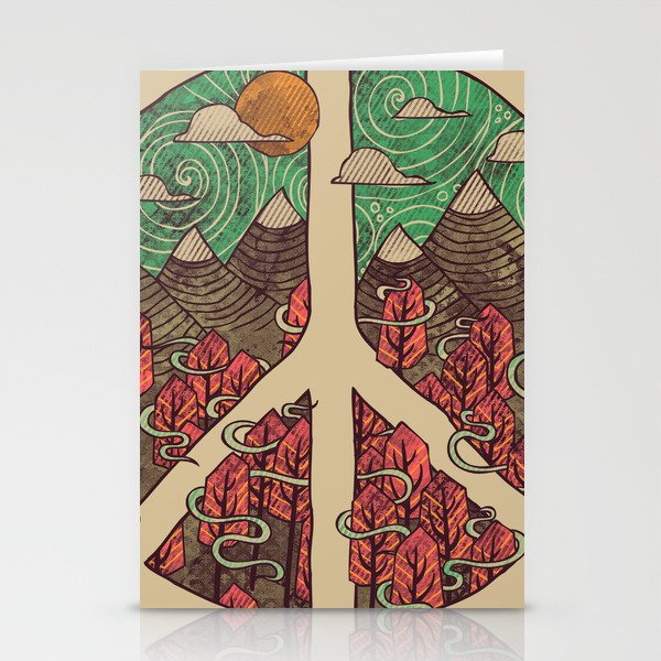 Peaceful Landscape Stationery Cards