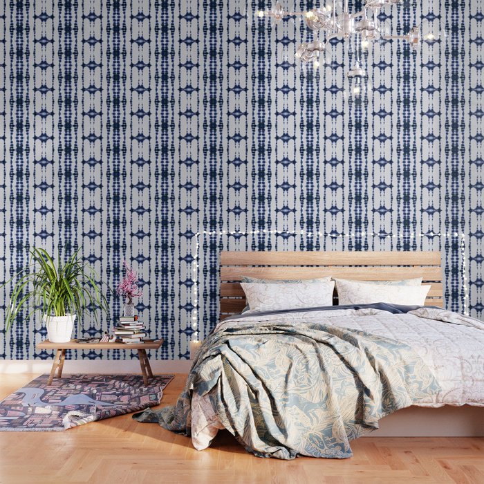 Boho Tie Dye Knit Vertical Wallpaper By Ninamay Society6