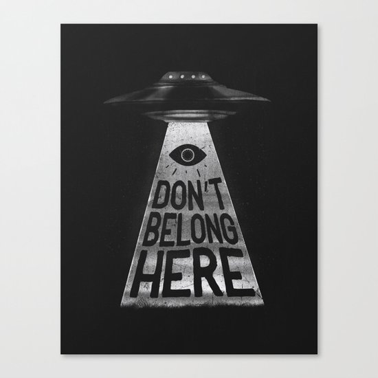 Because I'm a Creep Canvas Print