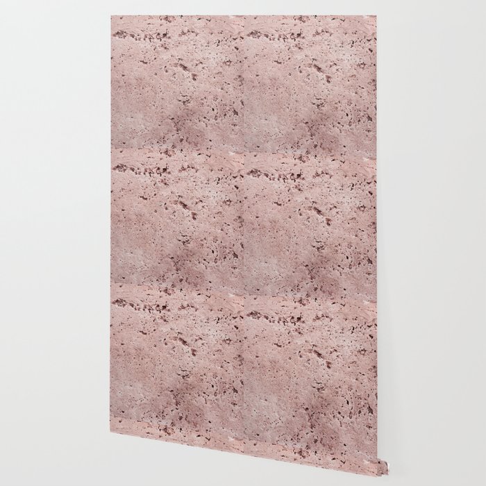 Millennial Pink Wall Wallpaper By Lilacl Society6
