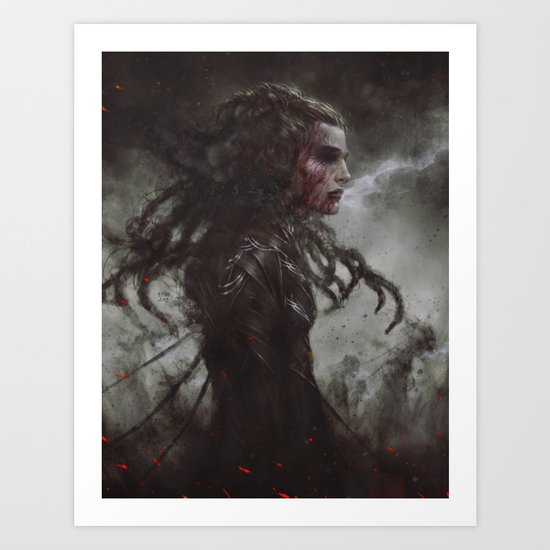 Shadows At Godsgrave Art Print By Nanfe Society6