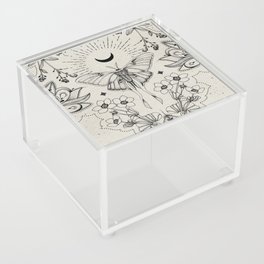 Bohemian Luna Moth Acrylic Box