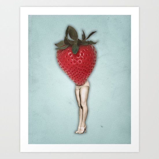 Strawberry Art Print
