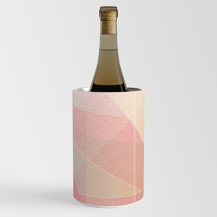 Sunset Mountains - Geometric Abstract Wine Chiller