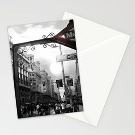 Gran Via-Madrid Stationery Cards