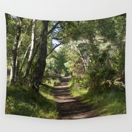 Walking the Fairy Trail in the Scottish Highlands Wall Tapestry