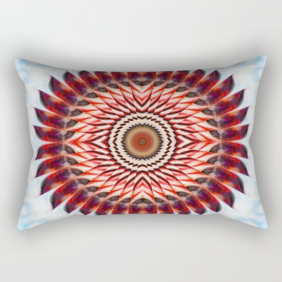 Windmill mandala Rectangular Pillow
