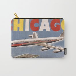 Vintage Chicago Poster Carry-All Pouch