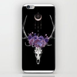 Floral Desert Skull iPhone Skin
