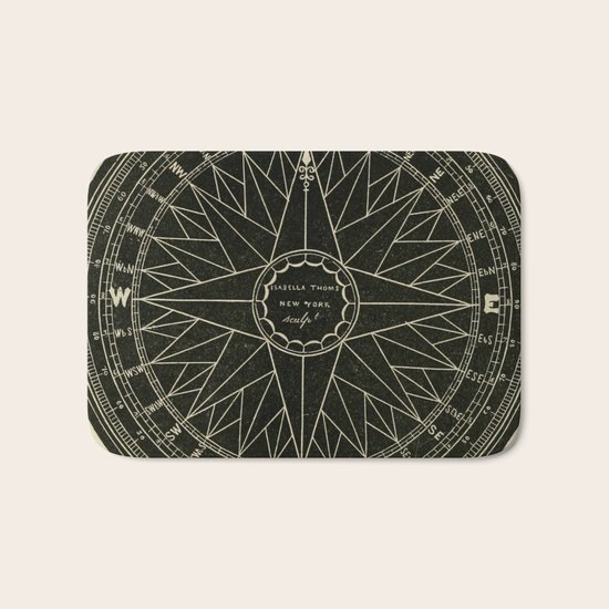 Compass Bath Mat