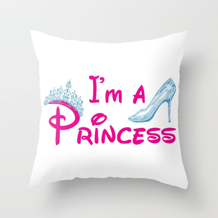 Princess throw pillow hot sale