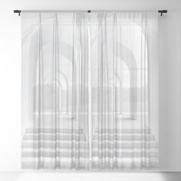 Prague Castle, Czechia Sheer Curtain