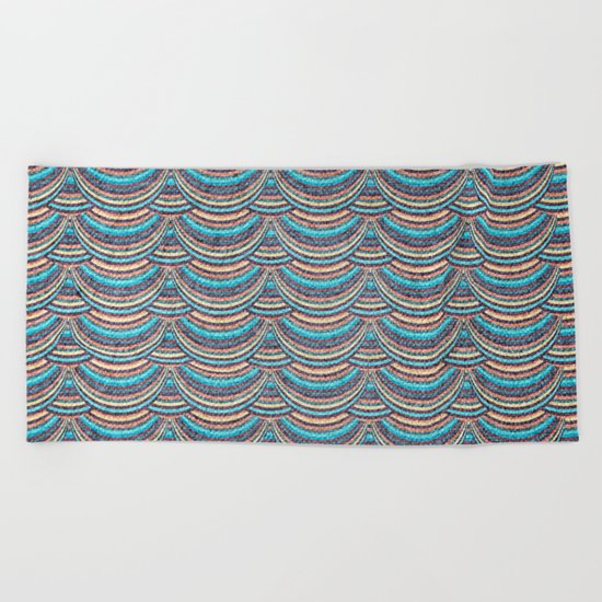 Geometric Pattern XI Beach Towel