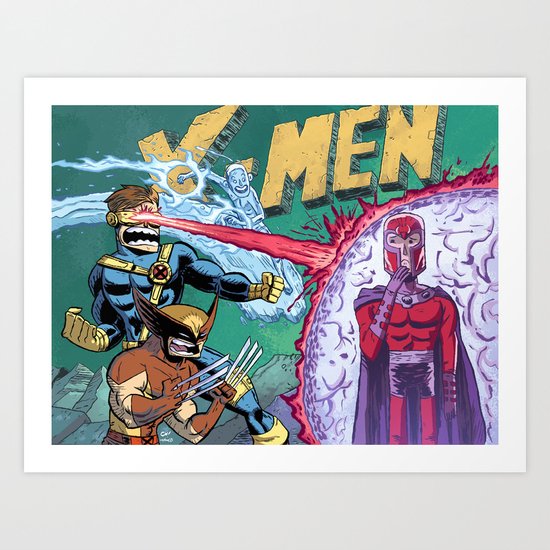X-Men! Art Print