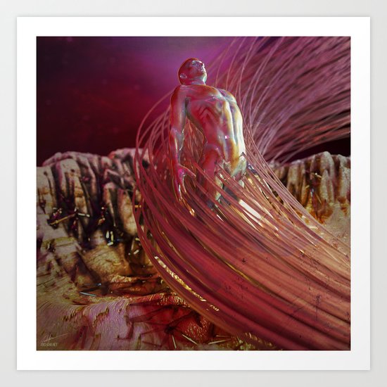 Slow Rising Art Print