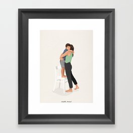 Mother and Son Framed Art Print