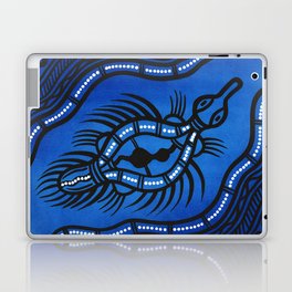 Authentic Aboriginal Art - Echidna (2022) Laptop Skin