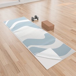 Light blue abstract Yoga Towel