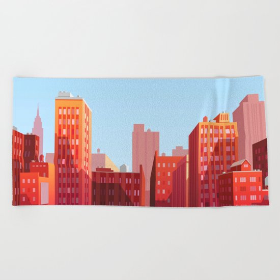 New York City ||II Beach Towel