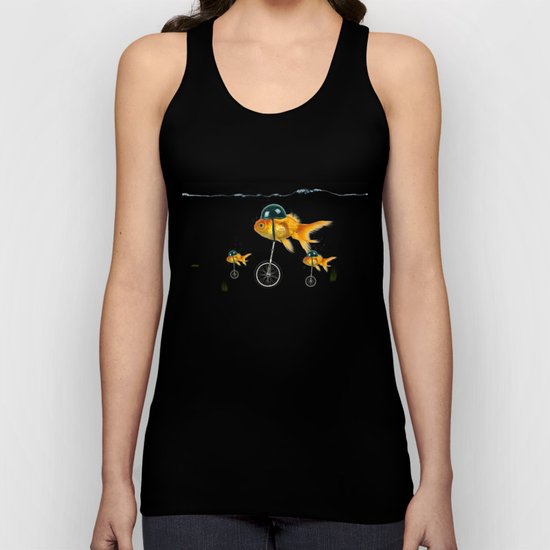 gold fish Unisex Tank Top