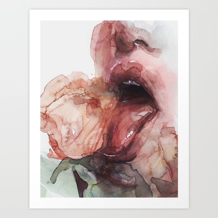 Discover the motif ROSE TASTE by Agnes Cecile as a print at TOPPOSTER