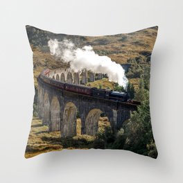 The Hogwarts Express Throw Pillow