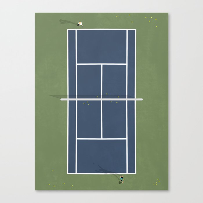 Tennis Court | Match Point  Canvas Print