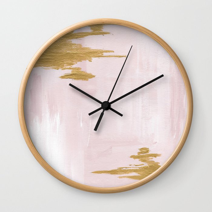 Blush Beauty Wall Clock