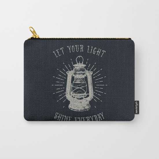LET YOUR LIGHT SHINE Carry-All Pouch