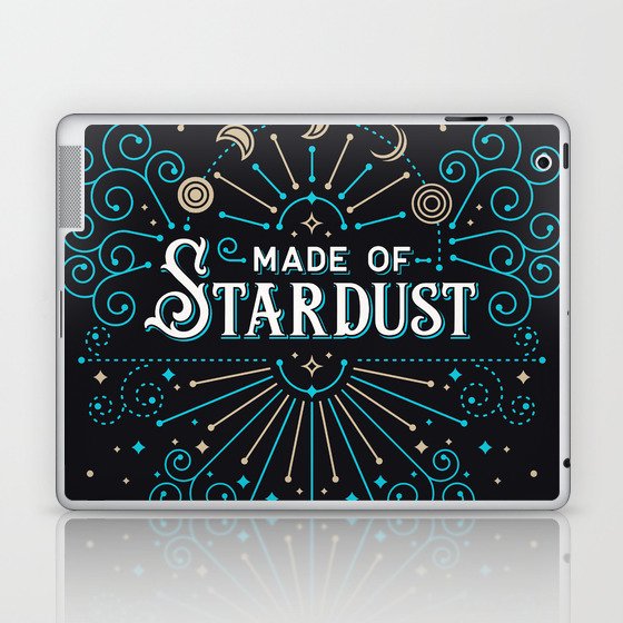 Made of Stardust – Blue & Black Palette Laptop & iPad Skin