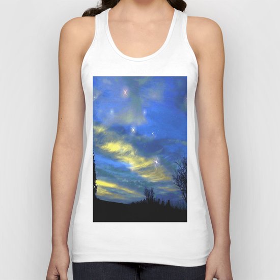 Starry sky Unisex Tank Top